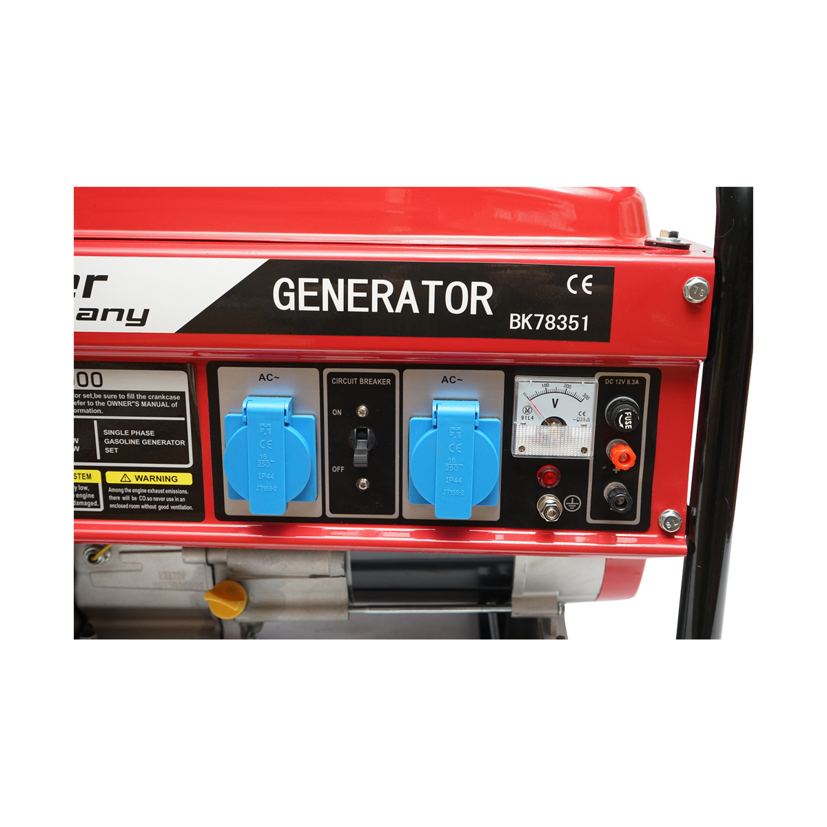 Generator electric pe benzina 220V/50Hz putere maxima 3.0 kW, AVR, Breckner Germany BK87730 [6]