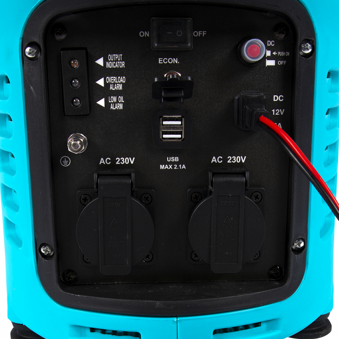 Generator invertor 79.5CC, benzina, 2100W, Detoolz DZ-C261 [6]