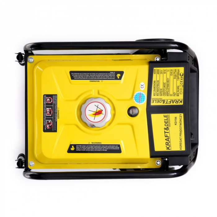Generator invertor Kraft&Dele KD194, 5200W, 230V, 4 timpi [12]