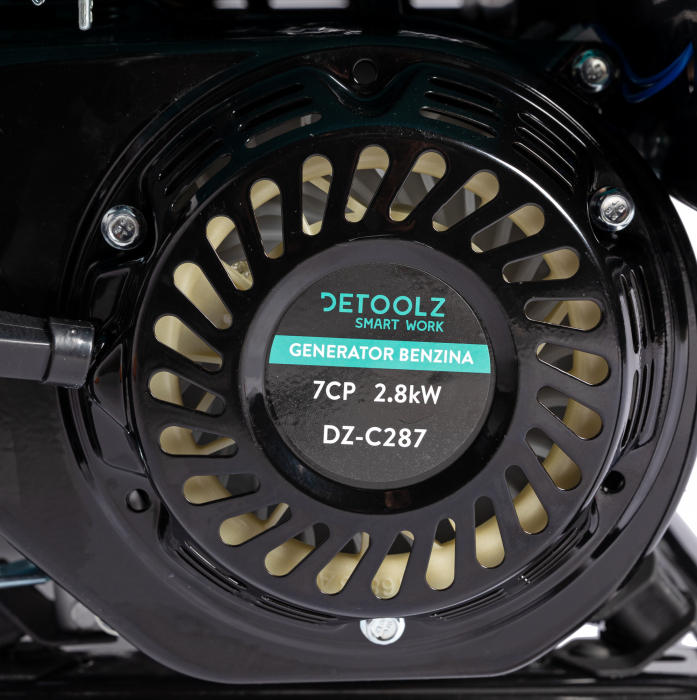 Generator pe benzina 7CP, 2.8KW, Detoolz DZ-C287 [5]
