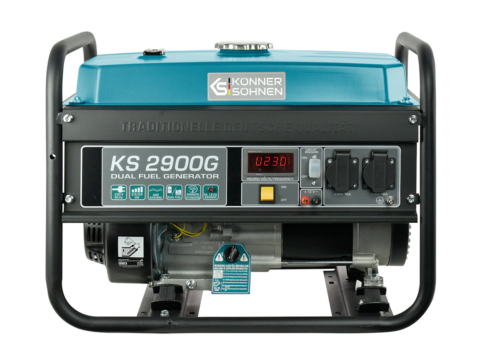 Generator pe gaz/benzina, 2.9 kW, Könner & Söhnen KS 2900G [13]