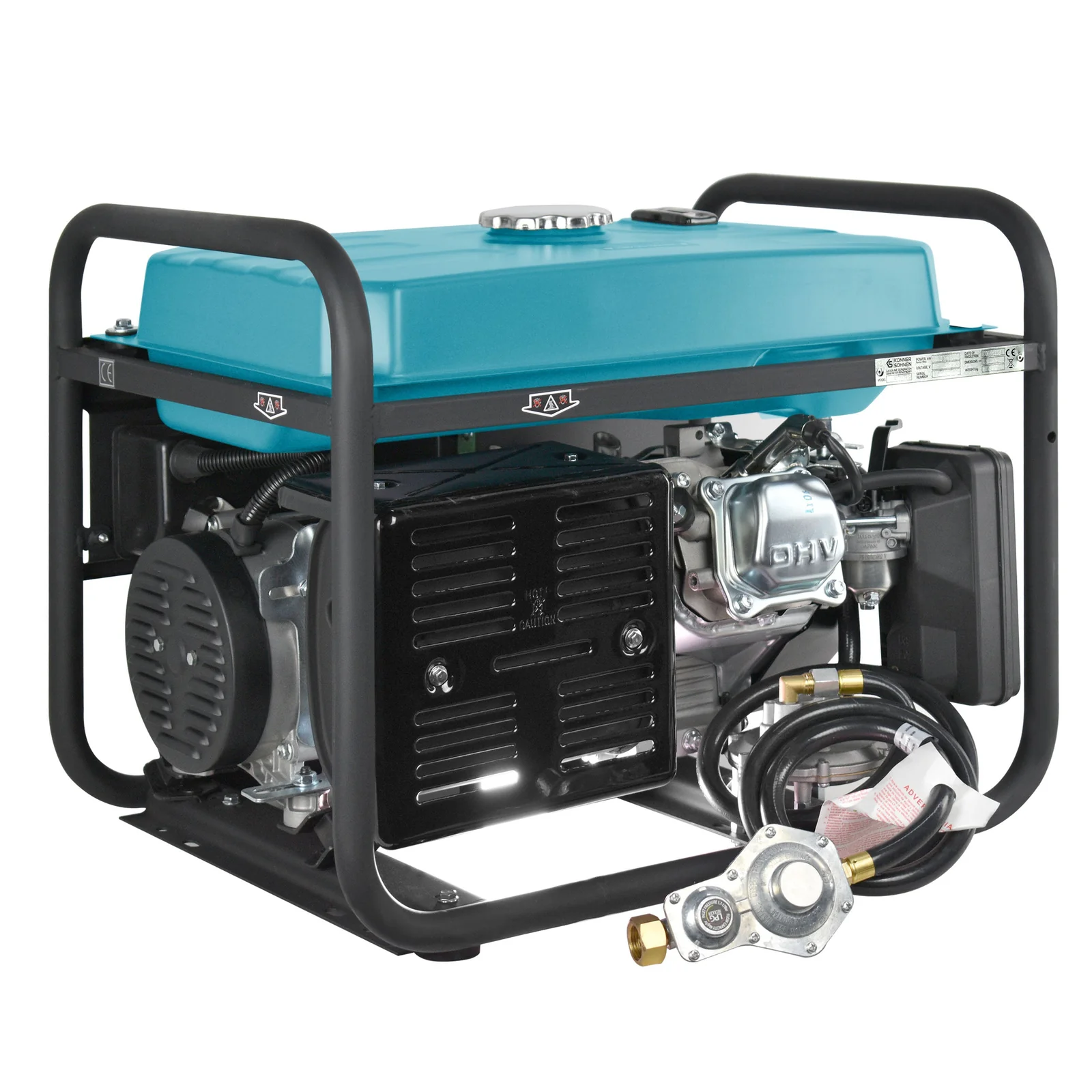 Generator pe gaz/benzina, 5,5 kW, Könner & Söhnen, KS 7000E G [15]