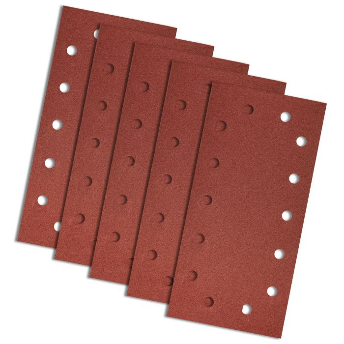 Hartie abraziva cu velcro 115x230 mm K240, cu gauri - set 5 buc [2]
