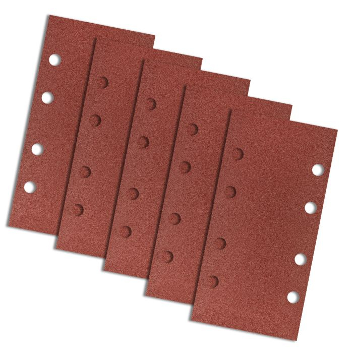 Hartie abraziva cu velcro 93x185mm, K120, cu gauri - 5 buc [2]