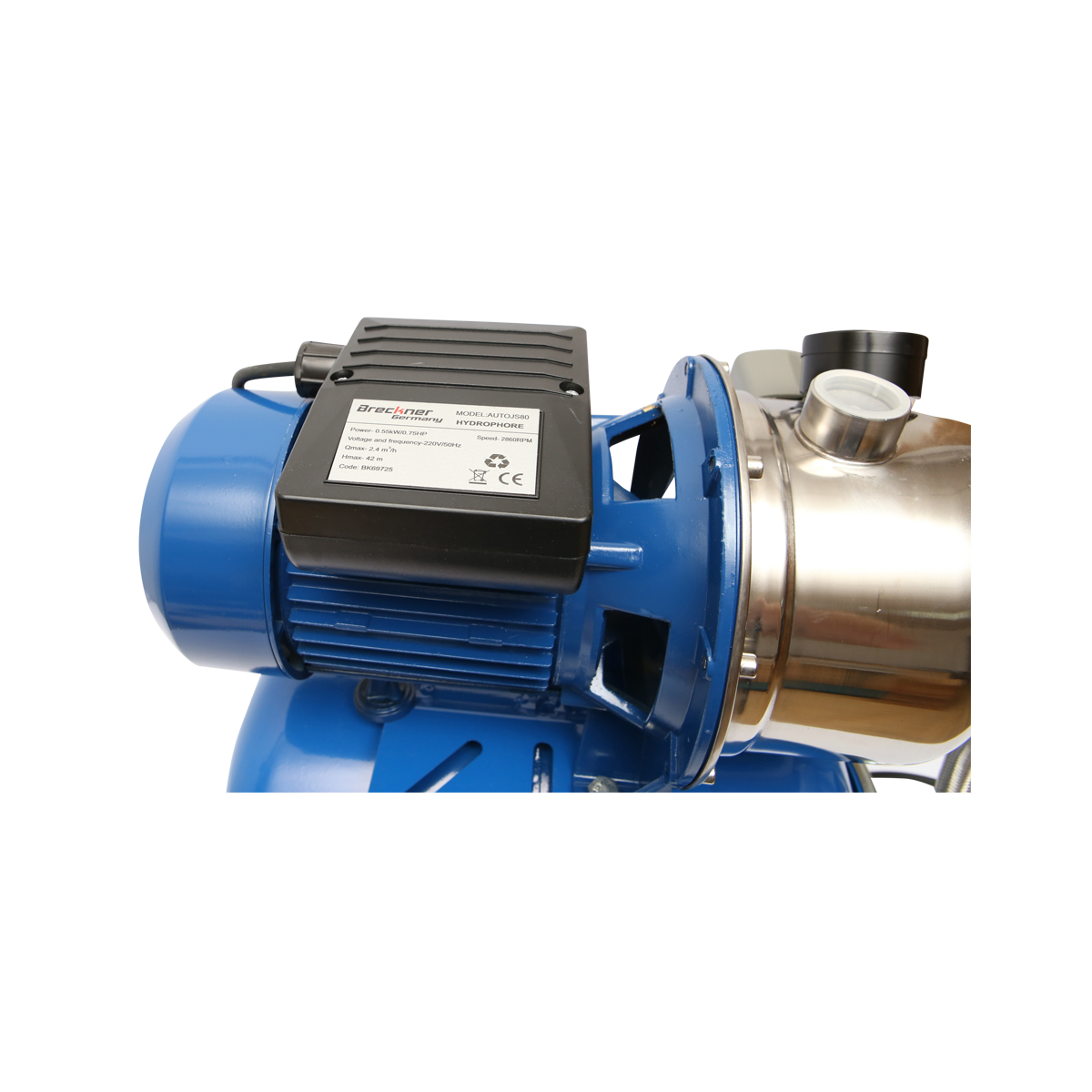 Hidrofor apa 550W, 40L/min, H42m, 220V AUTOJS80 Breckner Germany BK69725 [6]