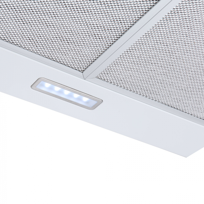 Hota clasica NobelTek NHO-CL60F15W, 60 cm, 1 motor, 2 filtre aluminiu, lampa led, 300m3, Alb [4]