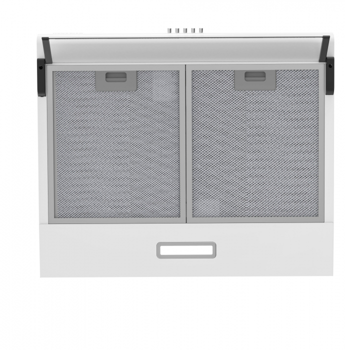 Hota clasica NobelTek NHO-CL60F49W, 60 cm, 1 motor, 2 filtre aluminiu, lampa led, 400m3, Alb [4]