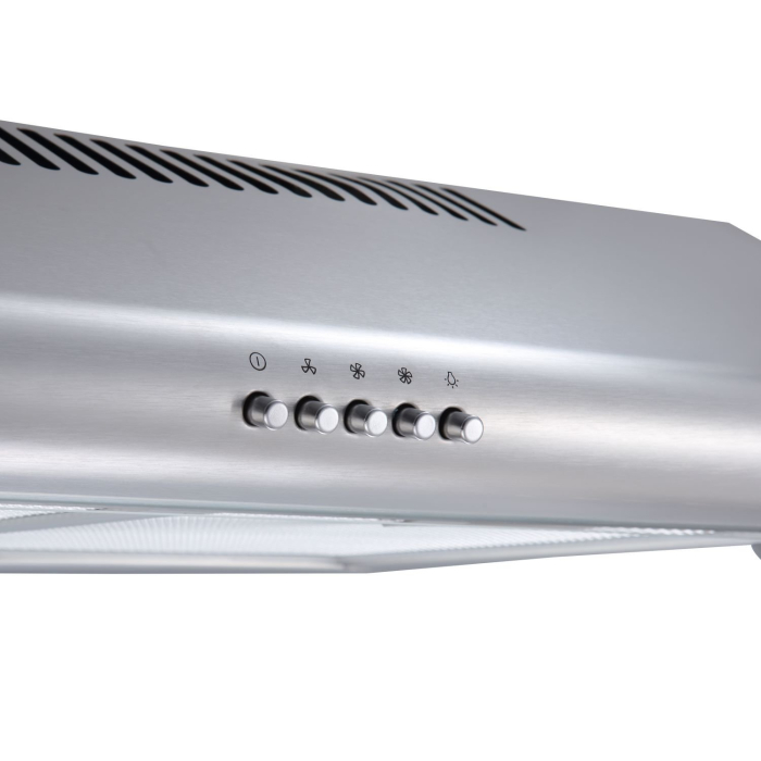 Hota clasica NobelTek NHO-CL60F49X, 60 cm, 1 motor, 2 filtre aluminiu, lampa led, 400m3, Inox [3]