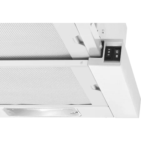 Hota incorporabila telescopica Hansa OTS6251WH, Putere de absorbtie 429 m3/h, 2 motoare, 60 cm, Alb [2]