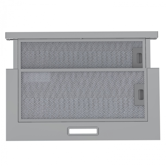 Hota telescopica NobelTek NHO-T6001MX, 1 motor, 2 filtre aluminiu, lampa led, 500m3, 2 trepte de putere, front Inox, culoare Silver [5]