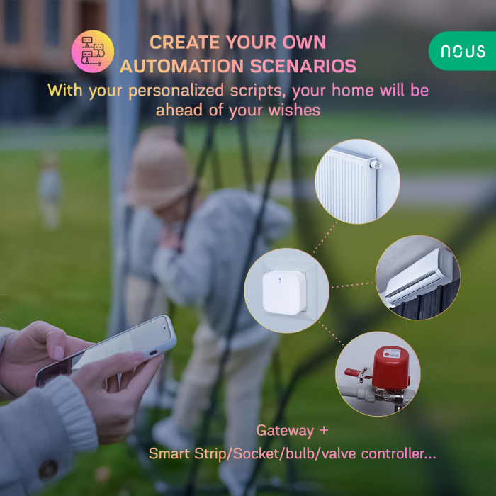 Hub inteligent de tip Gateway Nous E1, WiFi, ZigBee [4]