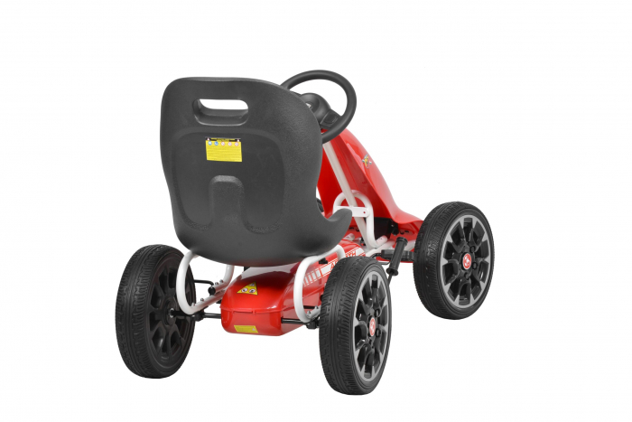 Kart cu pedale abarth red 113 x 57 x 73 cm rosu [9]