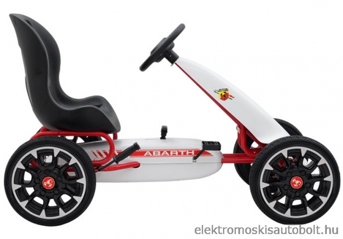 Kart cu pedale ABARTH WHITE [2]