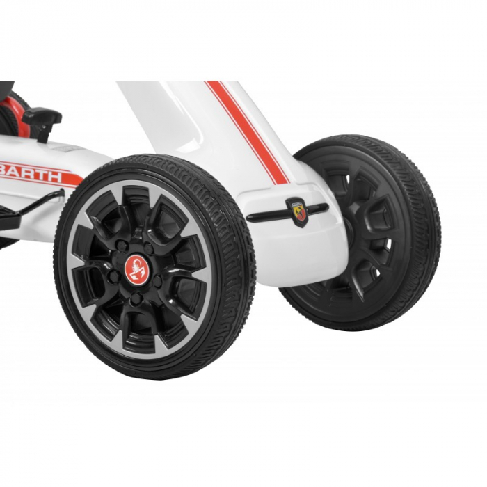 Kart cu pedale ABARTH WHITE [4]