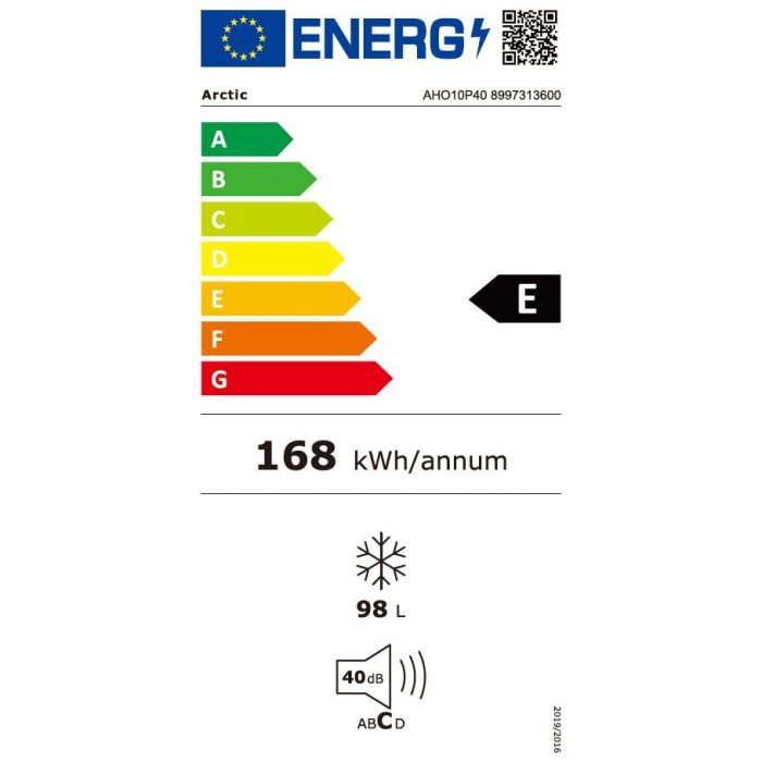 Lada frigorifica Arctic AHO10P40, 98 l, Clasa E, Conditii extreme, Fast Freezing, Alb [8]