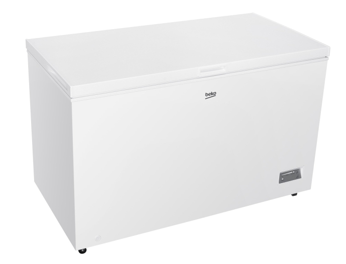 Lada frigorifica Beko CF380EIWN, 371l, Clasa E, panou control cu LED-uri, Conditii extreme, cosuri metalice, Alb [4]
