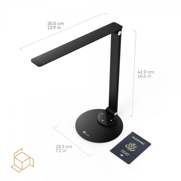 Lampa de birou LED TaoTronics TT-DL19 control Touch, 5 moduri, protectie ochi, USB Negru [4]