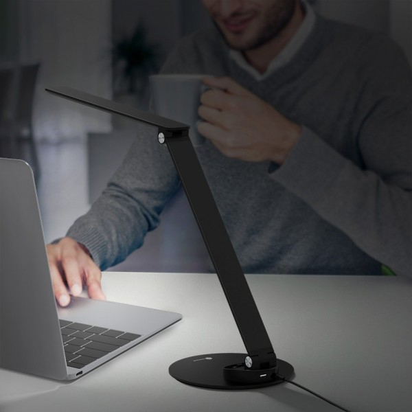 Lampa de birou LED TaoTronics TT-DL19 control Touch, 5 moduri, protectie ochi, USB Negru [2]