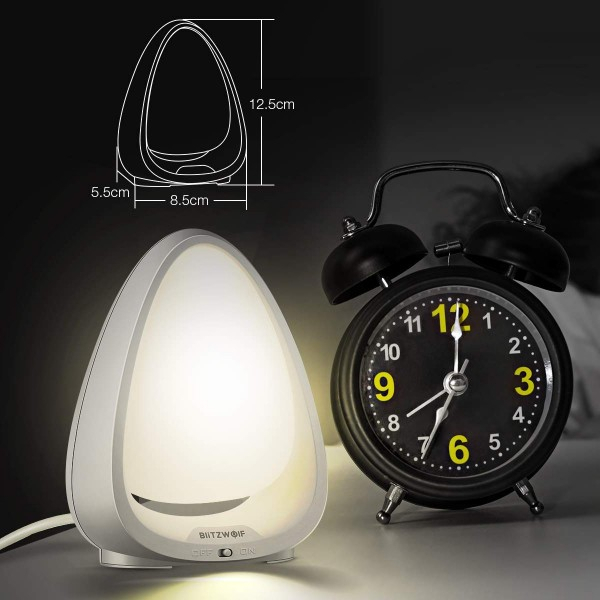 Lampa de Veghe BlitzWolf cu reglare touch a Intensitatii, lumina in diferite culori [5]
