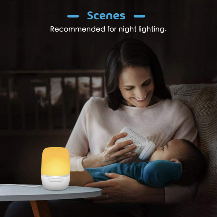 Lampa de VegheSmart Meross MSL420 WiFi, Control iluminare si culoare [3]