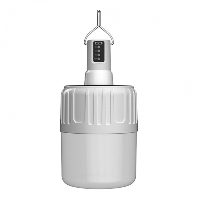 Lampa LED cu panou solar Superfire T26-S, Pentru Camping, 500 lm, incarcare USB, 3 moduri [1]