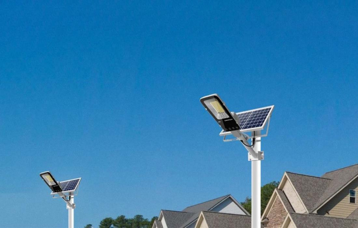 Lampa solara stradala LED Superfire FF5-E, Panou solar, Telecomanda, 897W, 2000lm, 20000mAh [2]