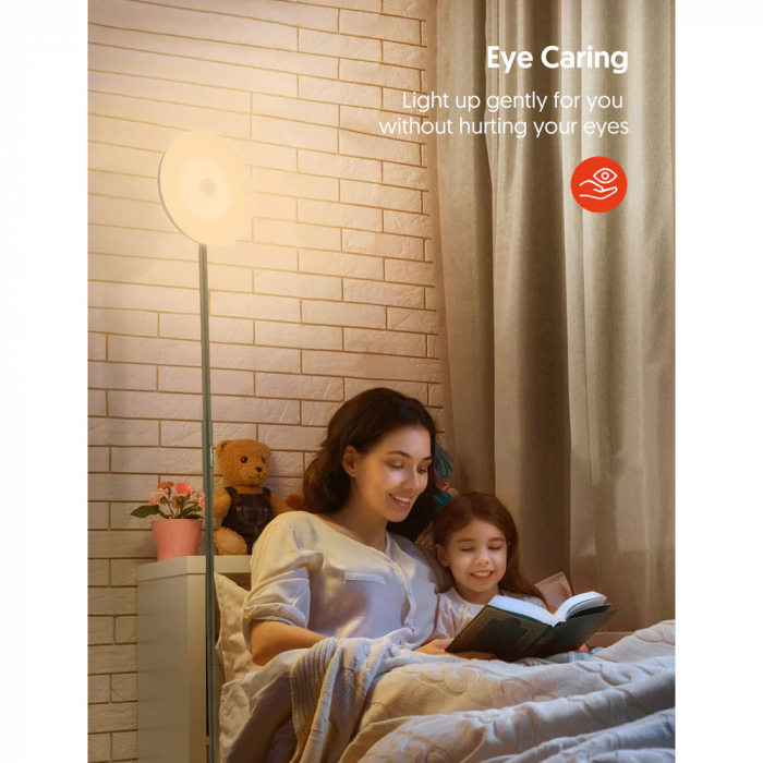 Lampadar LED Smart Teckin FL41, Bluetooth, 30W, 2500LM, 3 culori de temperatura, control aplicatie [2]