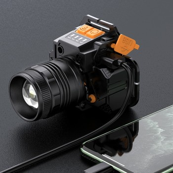 Lanterna LED pentru cap Superfire HL58, Zoom, 350lm, 230m, 2400mAh, incarcare USB [2]