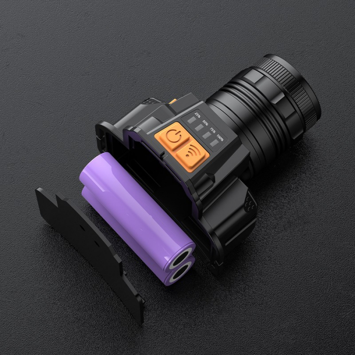 Lanterna LED pentru cap Superfire HL58, Zoom, 350lm, 230m, 2400mAh, incarcare USB [4]