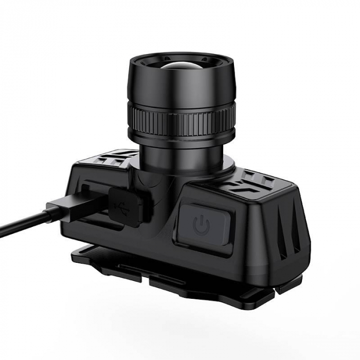 Lanterna LED pentru cap Supfire HL50, USB, 300lm, 200m, incarcare USB [5]