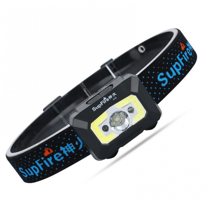 Lanterna LED pentru cap Supfire X30, USB, 500lm, 130m [5]