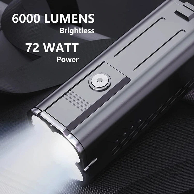 Lanterna LED Superfire M20, 6000lm, 362M, incarcare USB-C, 72W, acumulator 10400mAh [4]