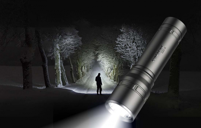 Lanterna LED Superfire S33-A, 130lm, 220M, incarcare USB, 2.5W [4]