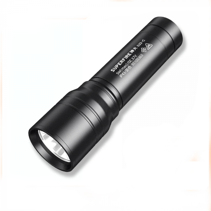 Lanterna LED Superfire S33-C, 210lm, 180M, incarcare USB, 5W [1]