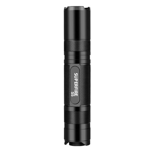 Lanterna LED Superfire S5, 220lm, 300m, incarcare USB, Negru [1]
