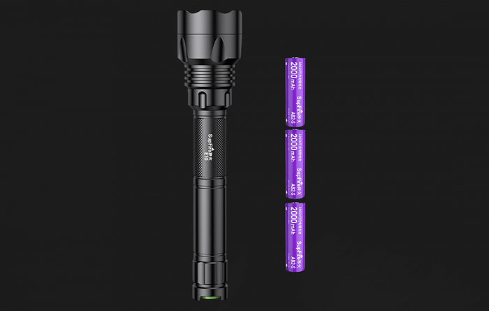 Lanterna LED SupFire E10, LED, 10W, 900 lm, 2300 mAh, IPX7, 5 moduri, Negru [3]