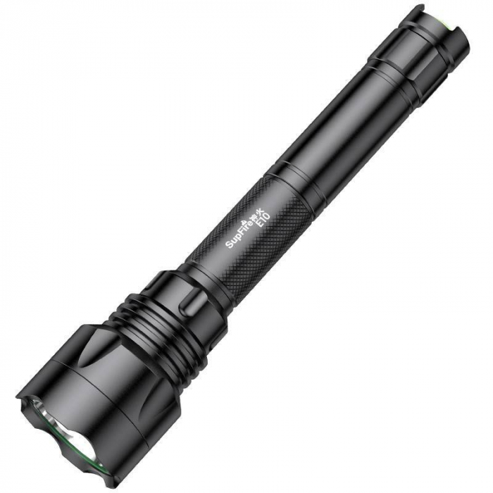 Lanterna LED SupFire E10, LED, 10W, 900 lm, 2300 mAh, IPX7, 5 moduri, Negru [1]