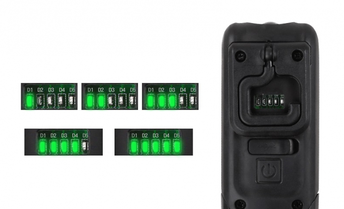 Lanterna LED Supfire G6, 140 lumeni, acumulator 1200 mAh, incarcare USB [3]