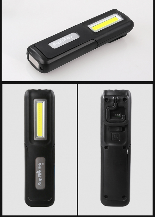 Lanterna LED Supfire G6, 140 lumeni, acumulator 1200 mAh, incarcare USB [4]