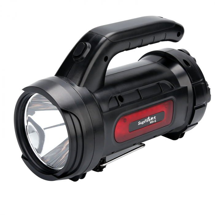 Lanterna LED Supfire M9-E, USB, 775lm, 473m, PowerBank, incarcare USB, 6000mAh, lumina rosie [1]