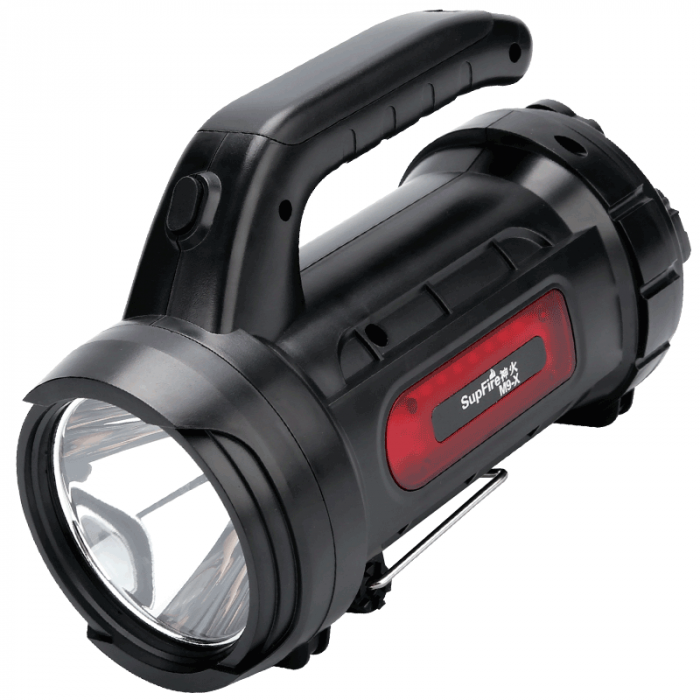 Lanterna LED Supfire M9-X, USB, 440lm, 390m, PowerBank, incarcare USB, 3000mAh, lumina rosie [1]