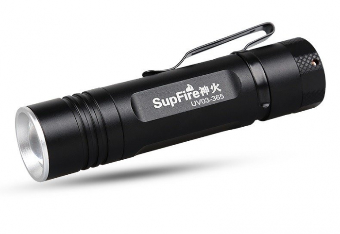 Lanterna LED Supfire UV03 , lumina UV 365NM [5]