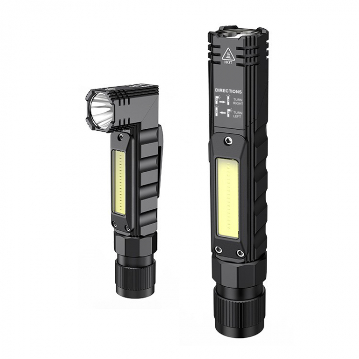 Lanterna Multifunctionala LED Supfire G19, USB, 500lm, 200m, incarcare USB, lumina rosie, suport cap, prindere magnetica [5]