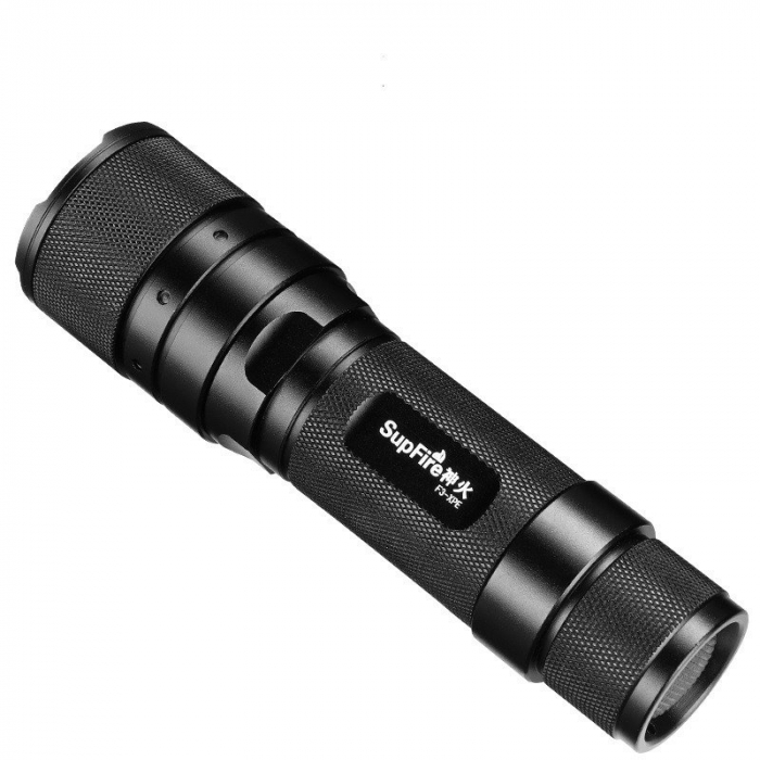 Lanterna Supfire F3-XPE, USB, ZOOM, 300lm, 250m [5]