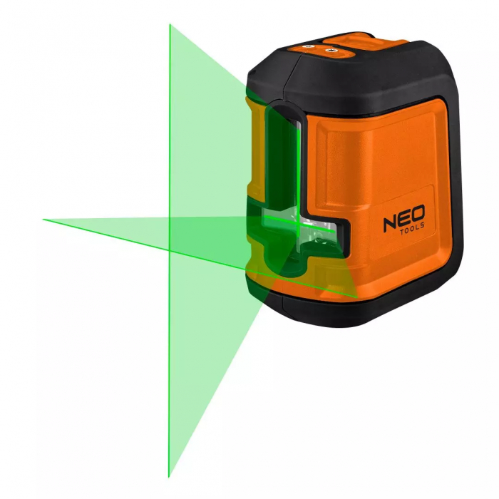 Laser linie încrucișată 15 m, cu autonivelare, verde, suport, carcasă 75-106 NEO [2]