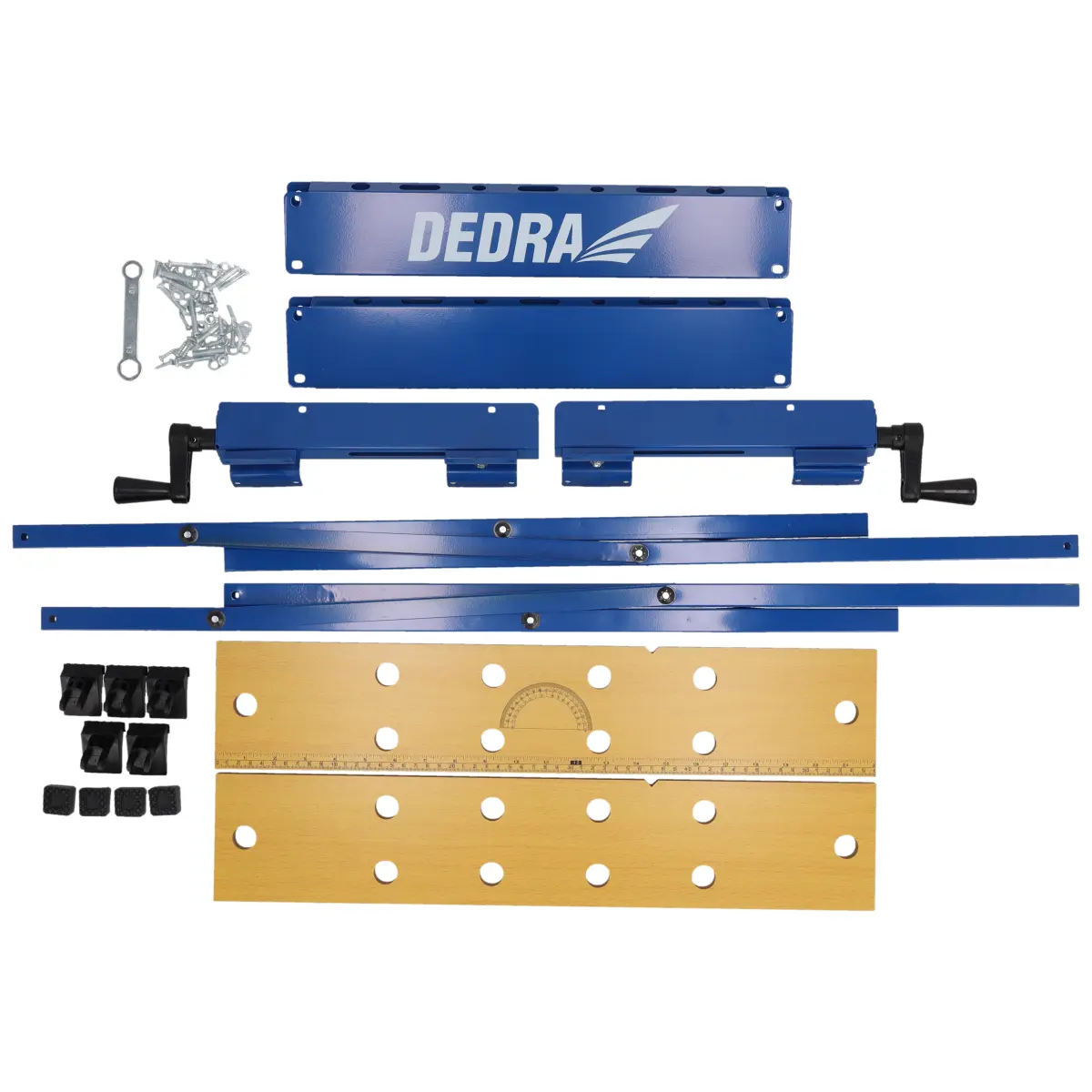 Masa de lucru pentru atelier, capacitate 100 kg, lungime 56 cm, DEDRA N111 [5]