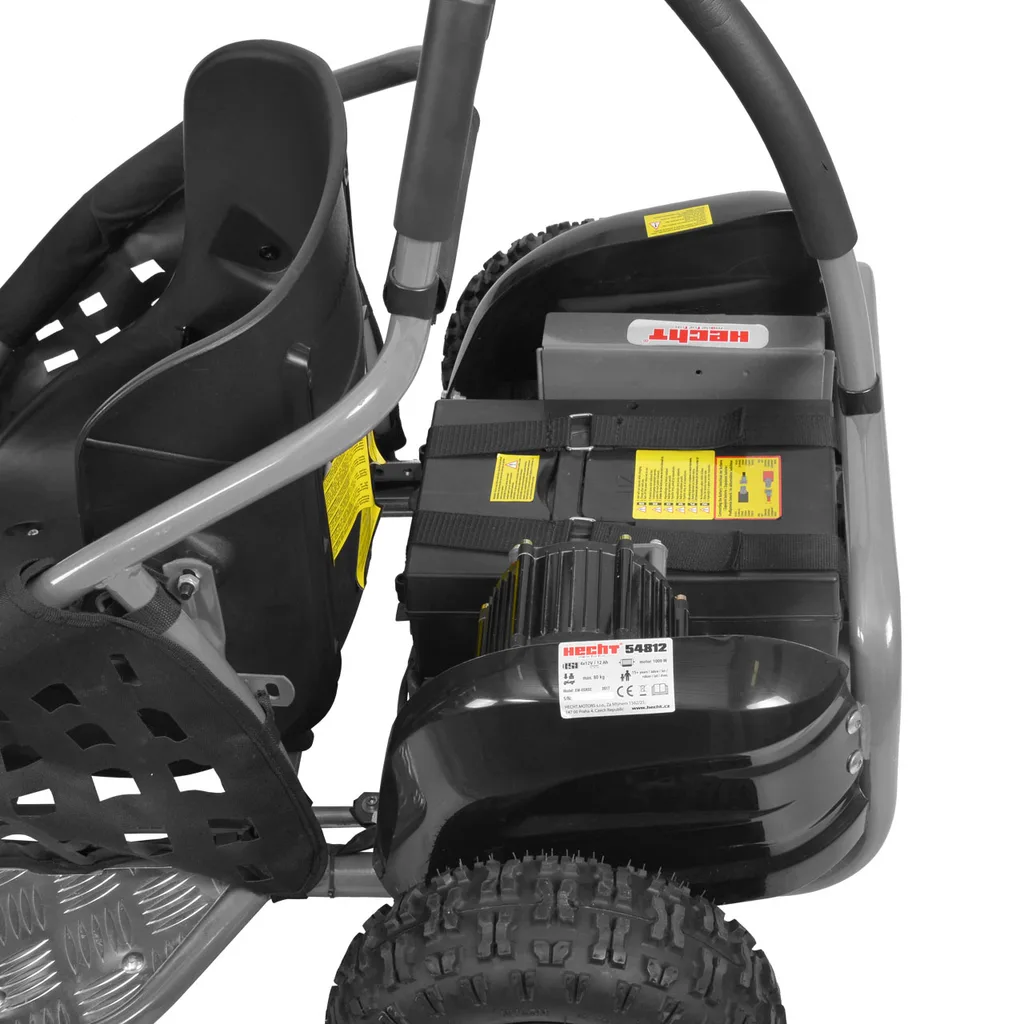 Masina buggy electric, 35 km/h, 48V, 12Ah, 500W,  HECHT 54812 SILVER [3]