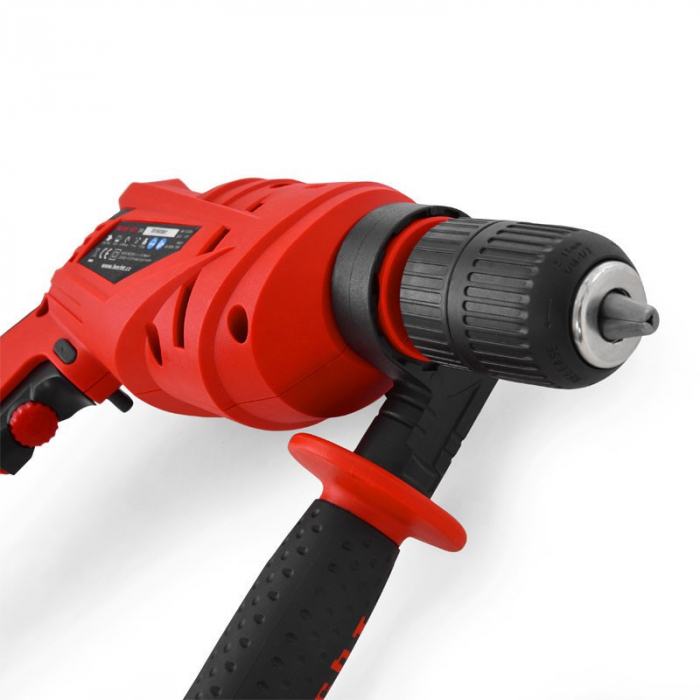 Masina de gaurit cu percutie putere 900 w mandrina 13 mm 2.05 Kg Hecht 1072 [5]