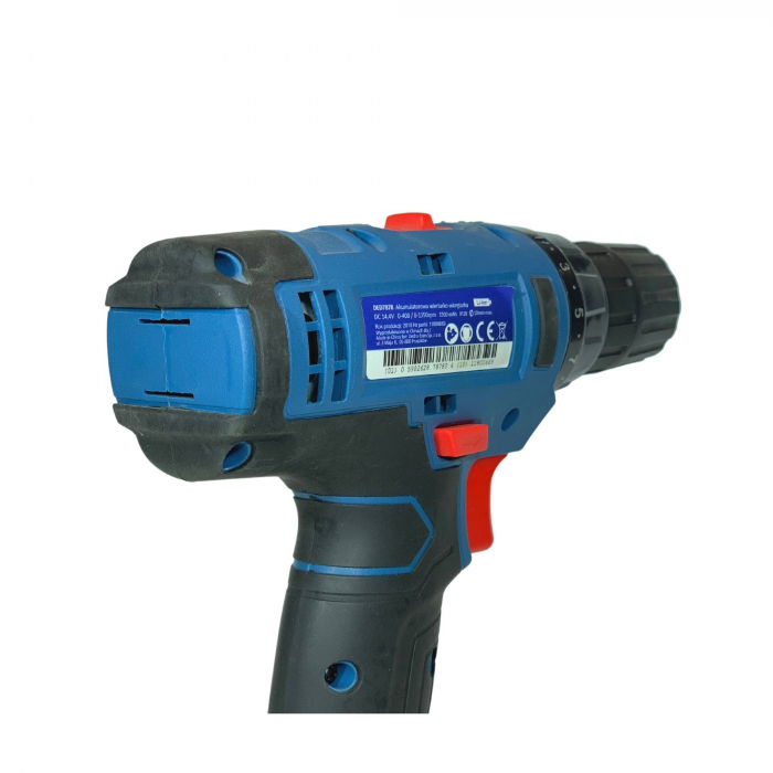 Maşină de găurit / insurubat cu + acumulator 14,4V, Li-ION + incarcator, DEDRA DED7878 [5]