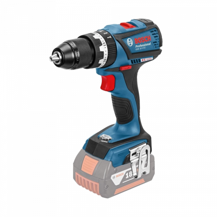 Masina de gaurit si insurubat BOSCH GSR 18 V-EC, Li-Ion, brushless, 60Nm, fara acumulator in set, cutie carton [2]